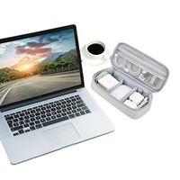 Sac de rangement multifonction portable pour accessoires numériques de téléphone portable avec clé USB, batterie externe et câble de données