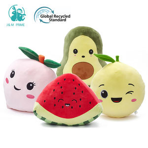 Almohada en forma de fruta 3D bonita y personalizada, felpa supersuave con relleno de algodón PP e iluminación LED - Product Image 2