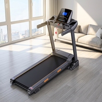 Tapis de course pliable intelligent pour la maison avec support tablette, équipement d'exercice multifonctionnel et silencieux pour intérieur
