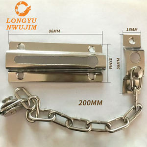 Chaîne <span class=keywords><strong>de</strong></span> <span class=keywords><strong>porte</strong></span> <span class=keywords><strong>de</strong></span> sécurité design en laiton avec loquet à moraillon Serrure à moraillon <span class=keywords><strong>de</strong></span> sécurité pour <span class=keywords><strong>porte</strong></span> <span class=keywords><strong>d</strong></span>'<span class=keywords><strong>entrée</strong></span> - Product Image 5