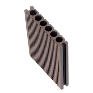 Prix surprise Haute Qualité Imperméable Rond Creux Maison Respectueux <span class=keywords><strong>de</strong></span> la Peau Décoratif Extérieur Wpc Terrasse Extérieure - Product Image 3
