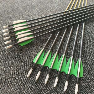 <span class=keywords><strong>Flèches</strong></span> en carbone pur <span class=keywords><strong>de</strong></span> 4,2 mm <span class=keywords><strong>de</strong></span> diamètre intérieur, pour arcs classiques <span class=keywords><strong>de</strong></span> compétition, terrains <span class=keywords><strong>de</strong></span> <span class=keywords><strong>tir</strong></span> <span class=keywords><strong>à</strong></span> <span class=keywords><strong>l</strong></span>'<span class=keywords><strong>arc</strong></span>, sites touristiques et formation des étudiants - Product Image 1