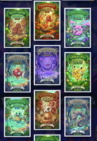 Nuevas Tarjetas Coleccionables Temáticas de Fantasía de YS Dream, Tableros de Exhibición de Arte, Tarjetas de Juego del Festival Terastal, Tarjetas de Alta Definición Scarlet Violet
