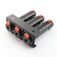 Support latéral de pédalier Audio Pro DIY avec connecteur Jack 1/4 6.35mm en option pour différents connecteurs de type D