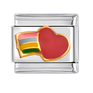 Bracciali a Charms Italiani Accessori Fai da Te Bracciale a Maglie Italiane Braccialetti alla Moda in Acciaio Inossidabile per Regali - Product Image 3