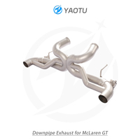 Système d'échappement en acier inoxydable 304 YT pour McLaren GT 4.0T V8 Axleback avec télécommande