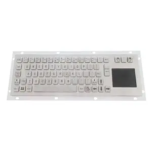 2020 Nova pc tela de toque industrial painel de metal design de teclado usb