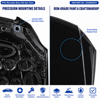 Pour 292 OE 2928800057 Pièces détachées automobiles Capot en acier haute résistance peint Installation Plug&Play Remplacement OE Ajustement parfait