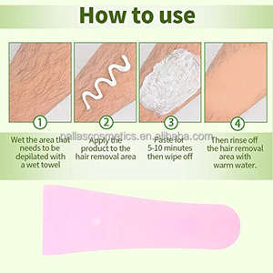 Crème épilatoire nourrissante à base de plantes pour le visage et le corps 150ml parfum de lait pour hommes femmes épilation permanente pour bikini/intime - Product Image 5
