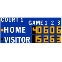 Tableau d'affichage sans fil personnalisé LED Padel Tennis Score Board