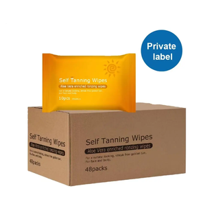 Stampa SPF 50 la salvietta bagnata per la protezione solare può essere personalizzata per adulti salviette per il viso in tessuto Non tessuto cura della pelle femminile 15*20cm - Product Image 1