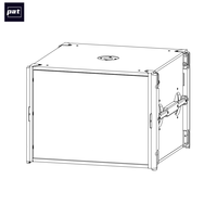 Subwoofer Pasif Line Array Profesional Pat SB18 Single 18 inci Neodymium Tahan Air 800W Kualitas Tinggi