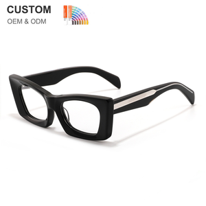 Gafas de Sol de Moda 2025, Monturas Ópticas de Acetato de Alta Calidad, Monturas de Ojo de Gato, Gafas de Sol Vintage para Mujer - Product Image 1