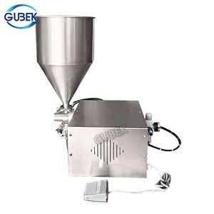 Remplisseuse de pâte semi-<span class=keywords><strong>automatique</strong></span> GUBEK: résistante à la corrosion pour pâte d'olive, baume à lèvres, sauce Hoisin et graisse marine - Product Image 3