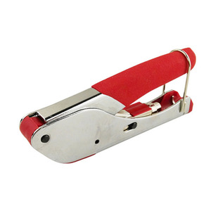 F-Type Coaxial Cable Cold <b>Crimping</b> Pliers Terminal <b>Crimping</b> <b>Wire</b> Mesh Pliers Efficient Cable Management <b>Tool</b> - Product Image 2