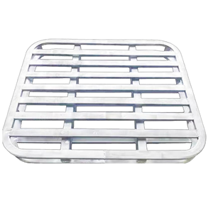 Sản xuất nhiệm vụ nặng nề bề mặt phẳng 3 skids cấp thực phẩm vệ sinh Pallet Nhựa Tùy chỉnh kích thước toàn bộ HDPE nhiệm vụ nặng nề - Product Image 2