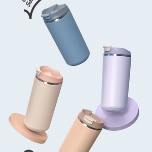Gobelet isotherme en acier inoxydable de 16 oz avec couvercle, double paroi sous vide, tasse de voyage pour café, revêtement poudré, idéal pour la rentrée scolaire - Product Image 4