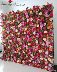 QSLH-SY0064 <span class=keywords><strong>rosa</strong></span> artificiale <span class=keywords><strong>rosa</strong></span> fiori parete fiore <span class=keywords><strong>rosa</strong></span> fondale parete per matrimonio, festa, scuola materna, stanza della neonata, casa - Product Image 5