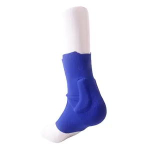 Toptan örme sıkıştırma EVA Pad spor el bileği desteği koruyucu çorap ayak bileği Wrap