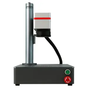 Mini imprimante laser pliable portable intégrée Machine de gravure laser à fibre pour métal et non-métal Faible coût d'expédition 20w 30w