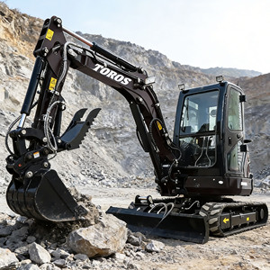 Miniexcavadora de 3.5 Toneladas con Cabina Cerrada, Certificación UKCA, Lista para Obras de Construcción en el Reino Unido, Envío Gratuito, Retroexcavadora Agrícola Kubota - Product Image 2