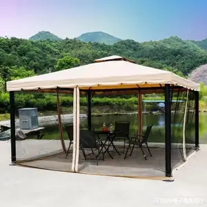 Venda 3*3m de alta qualidade jardim ao ar livre gazebo Roma, Profissional Fabricante Camping Roma Big Garden Gazebo Tendas/