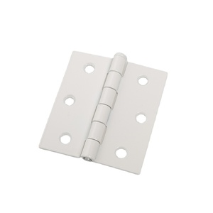 Bisagras de puerta de cierre, bisagra cuadrada de latón macizo brillante, 3,5 pulgadas x 3,5 pulgadas, color negro - Product Image 6