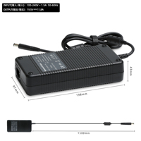 Fabricant OEM/ODM 230W Chargeur pour ordinateur portable 7.4*5.0mm Pin AC Adaptateur d'alimentation pour ordinateur portable Chargeur pour Alienware 13/14/15 Precision
