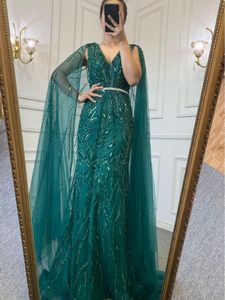Abito <span class=keywords><strong>da</strong></span> Sera Lussuoso Dorato per Donne, Stile Moderno, Vestito <span class=keywords><strong>da</strong></span> Cerimonia Nuziale con Maniche Lunghe e Paillettes - Product Image 4