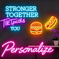 Enseigne néon LED personnalisée, lettres LED, enseigne néon pour fête, enseigne personnalisée pour magasin, logo de club, décoration de bar, enseigne néon sur mesure