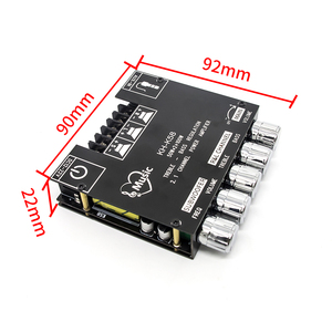 2.1 Kênh Cho <span class=keywords><strong>Bluetooth</strong></span> Board Khuếch Đại Công Suất 50W * 2 + 100W treble Điều Khiển Âm Bass Cho Tự Làm Rạp Hát Tại Nhà Loa Di Động Phụ Kiện - Product Image 3