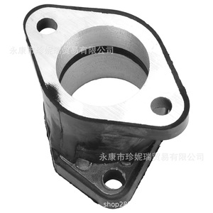 Connecteur de collecteur d'admission Yamaha Warrior Yfm350, en caoutchouc, diamètre 36mm, espacement des trous de 60mm, pour réparation de moto tout-terrain - Product Image 1