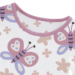 Robe en coton à manches courtes pour enfants, tenue de soirée formelle d'été pour filles avec motif de fleurs occidentales pour les enfants de 6 à <span class=keywords><strong>9</strong></span> <span class=keywords><strong>ans</strong></span>, vente en gros - Product Image 3