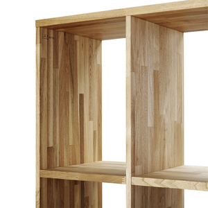 Armoire de présentation en bois de chêne massif, <span class=keywords><strong>bibliothèque</strong></span>, étagères en bois pour <span class=keywords><strong>bibliothèque</strong></span>, usage domestique - Product Image 5