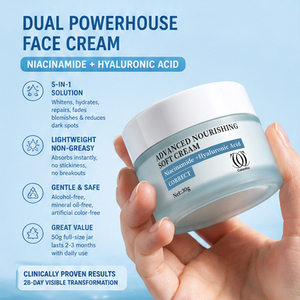 Crema de Niacinamida 5 en 1 - Hidratante, Iluminadora, Reparadora, Humectante Facial para Todo Tipo de Piel - Product Image 2
