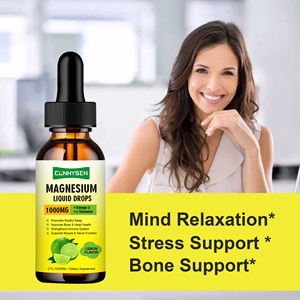 תיוג פרטי תבליט מתח מגנזיום נוזלי טיפות 1000 מ "ג עם אומגה 3 ו-l-theanine לחיזוק המערכת החיסונית - Product Image 4