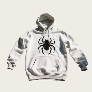 <span class=keywords><strong>Felpa</strong></span> <span class=keywords><strong>con</strong></span> <span class=keywords><strong>Cappuccio</strong></span> in Cotone Certificata Universale <span class=keywords><strong>con</strong></span> Stampa Ragno, Stile Street Fashion, Vestibilità Larga, Casual e Divertente, da Uomo - Product Image 3