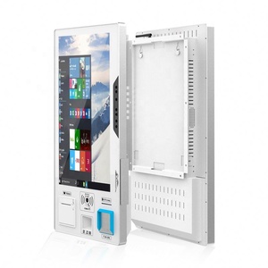 23.6 Inch Self Service Kiosk Flat Screen Automatic Touch Screen Keypad Payment Ticket Self Service Kiosk <b>With</b> <b>Printer</b> <b>Scanner</b> - Product Image 3