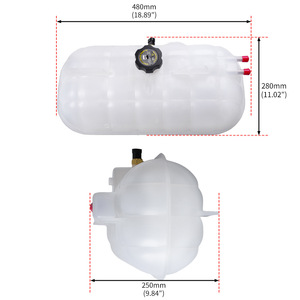 <b>Freightliner</b> Expansion Tank 603-5201 Plastic Coolant Reservoir For Heavy Duty <b>Trucks</b> Replacement Part - Product Image 2