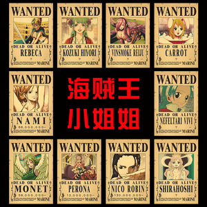 โปสเตอร์อนิเมะ 42 แบบ โปสเตอร์ตัวละครลูฟี่ ไคโด อุตะ บักกี้ อุซป โปสเตอร์ติดผนังลายตัวละคร ล่าสุด - Product Image 6