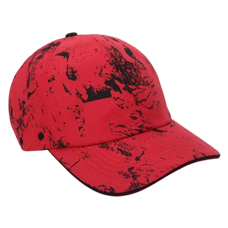 スポーツ5パネルラバーPvcカスタムロゴロープ野球帽ユニセックスカジュアルスポーツ帽子防水お父さん帽子