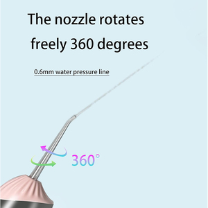 เครื่องฉีดน้ำทำความสะอาดช่องปากแบบพกพา ชาร์จซ้ำได้ กันน้ำ ขนาด 200 มล. 3 โหมด 4 หัวฉีด ความถี่สูง สำหรับทำความสะอาดฟัน - Product Image 3