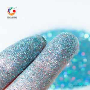 Hot Selling High Flash Festival <strong>Holographic</strong> Gold Blue Lip Gloss Eyeshadow Laser Glitter Powder Fine Dust Makeup <strong>Pigment</strong> 1kg - Product Image 1