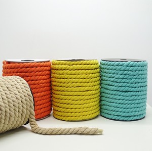 Cordón <span class=keywords><strong>de</strong></span> macramé <span class=keywords><strong>de</strong></span> algodón <span class=keywords><strong>de</strong></span> 10mm, soga suave para el hogar, bricolaje, macramé blanco y beige, decoración artesanal, <span class=keywords><strong>Kit</strong></span> <span class=keywords><strong>de</strong></span> colgador <span class=keywords><strong>de</strong></span> plantas <span class=keywords><strong>de</strong></span> macramé para jardín - Product Image 2