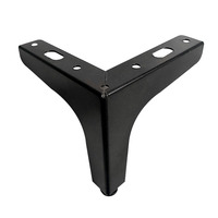 Pieds de meuble de luxe légers à trois pieds pour table de chevet, patins de pieds triangulaires pour meuble TV, table basse et table.