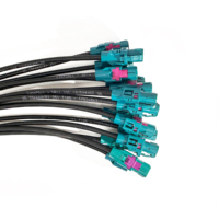 Arnés de Transmisión de Datos para Radar de Onda Milimétrica, Arnés Ethernet para Vehículos Rosenborg H-MTD de Doble Extremo, Cable Coaxial