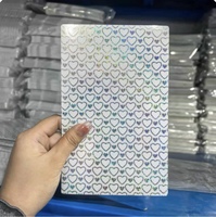 FONLYU - Pegatinas traseras transparentes de cristal con diseño de estrella para la cubierta trasera del teléfono móvil, película protectora para máquina de corte con plotter
