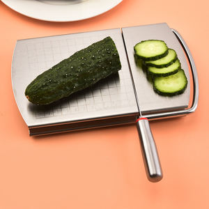 Cortador de verduras multifuncional con contenedor y tapa, cortador de verduras, cortador de queso, rallador de cocina de acero inoxidable - Product Image 2