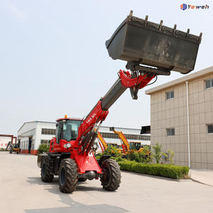 Yaweh รถตักที่ชาร์จขนาดเล็กใน4WD T3000รถตักขนาดเล็ก2T 2.5T 3T รถตักกล้องส่องทางไกลพร้อมที่ตัดไม้ - Product Image 3