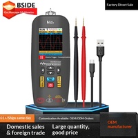 BSIDE O1X Multimeter Osiloskop Cerdas Layar Warna Presisi Tinggi Tampilan Digital Perbaikan Otomatis Genggam 1.5-48M